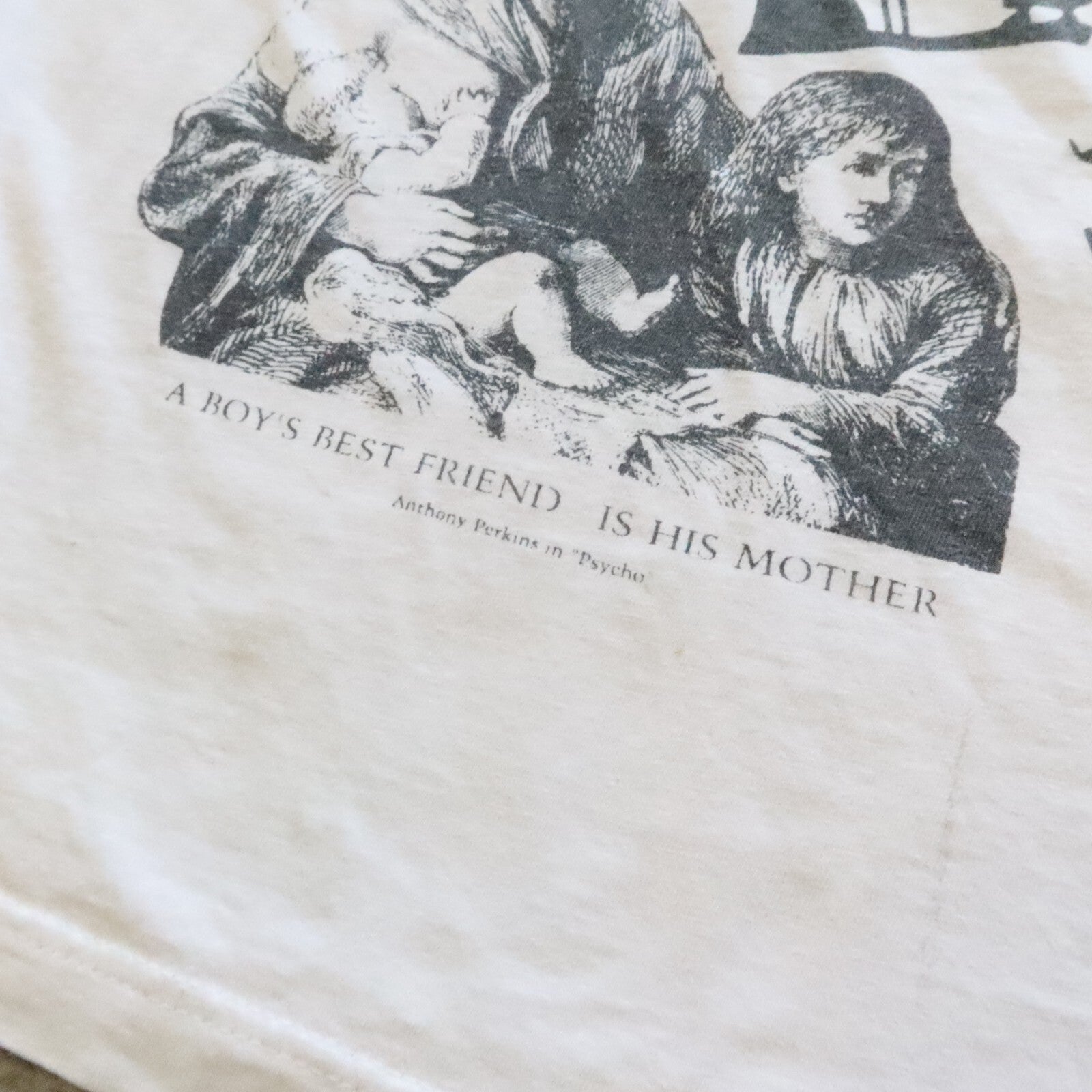Vintage 90s Mothers Know Best Anthony Perkings Tshirt Single Stitch