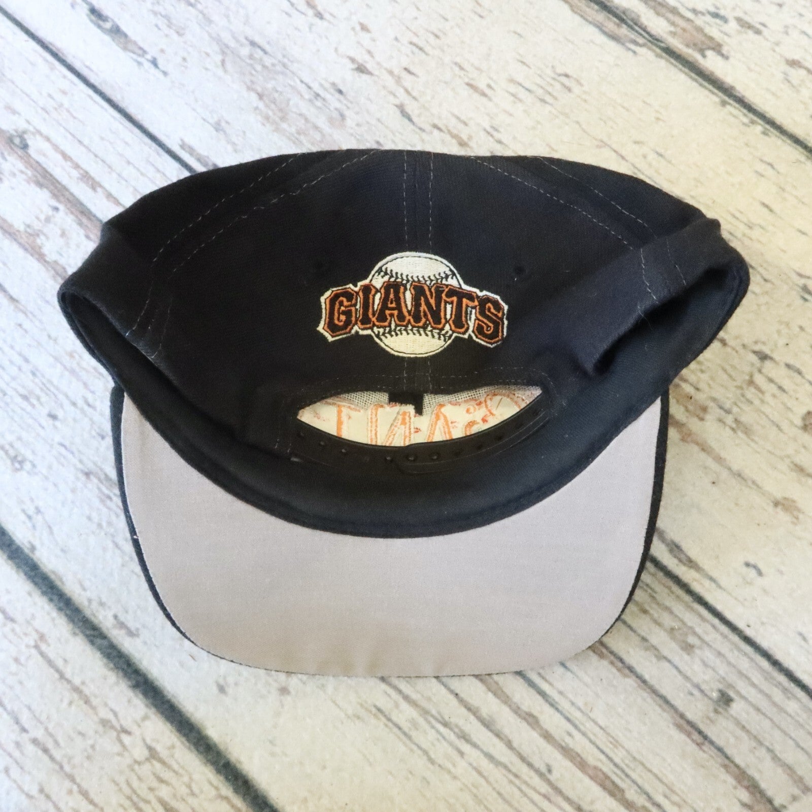 Vintage 90s San Francisco Giants Snapback Hat Logo Twins