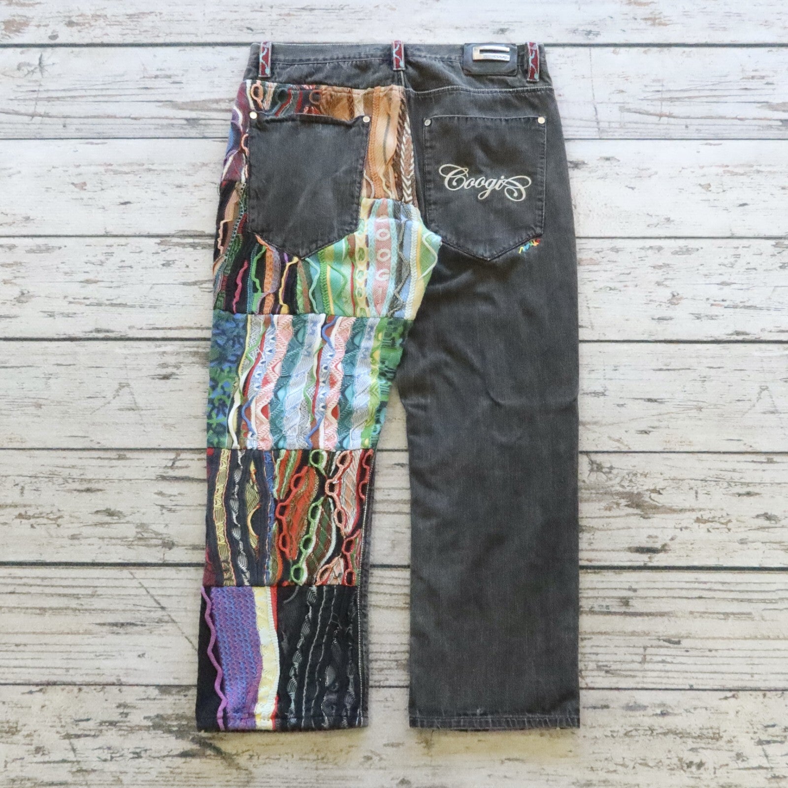 Vintage Rare COOGI Sweater Jeans Pants Size 38 Biggie Hip Hop Rap
