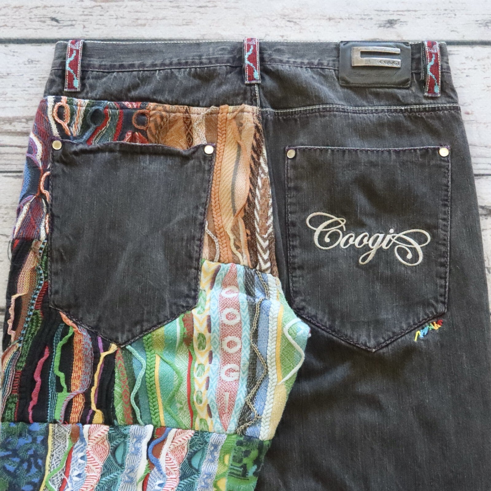 Vintage Rare COOGI Sweater Jeans Pants Size 38 Biggie Hip Hop Rap