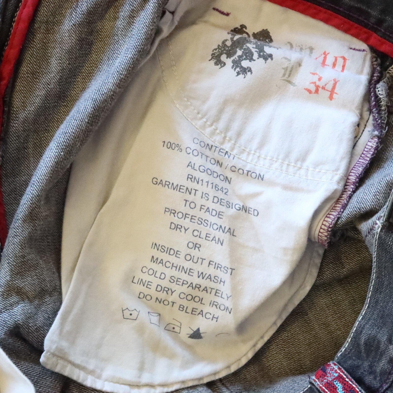 Vintage Rare COOGI Sweater Jeans Pants Size 38 Biggie Hip Hop Rap