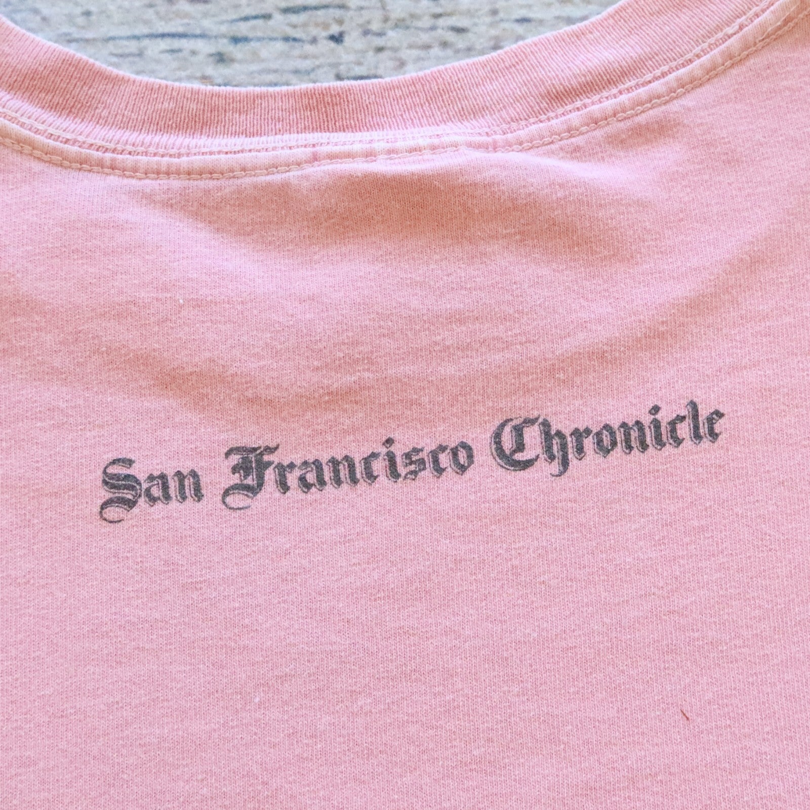 Vintage 90s San Francisco Chronicle Tshirt Single Stitch Size L